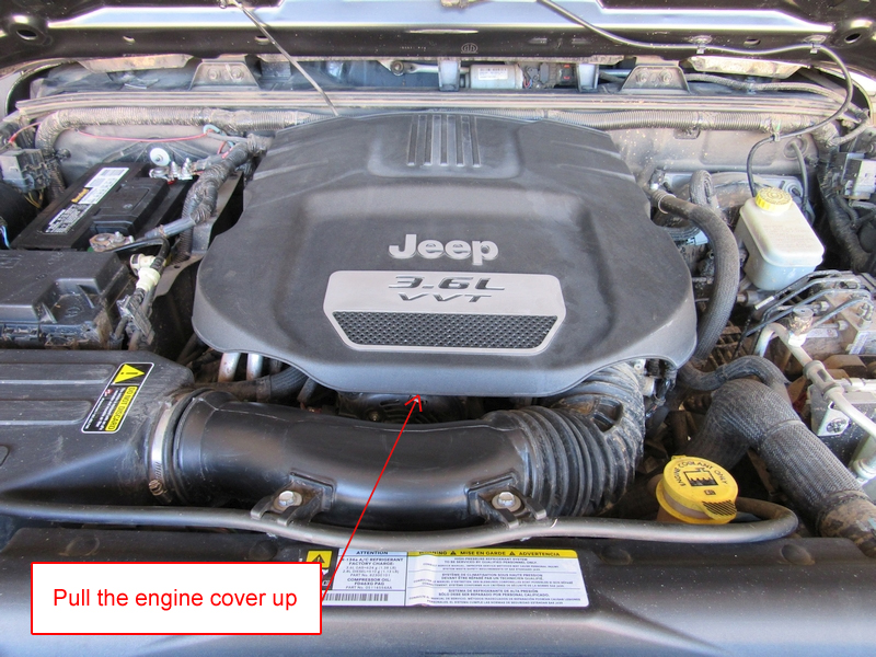 Jeep JK  Pentastar Engine Oil Change 