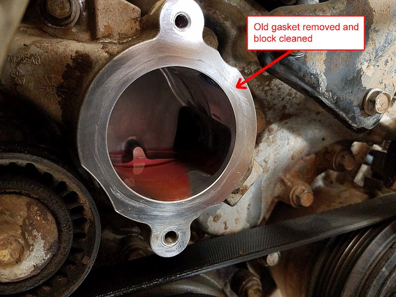 Jeep JK thermostat housing replacement 