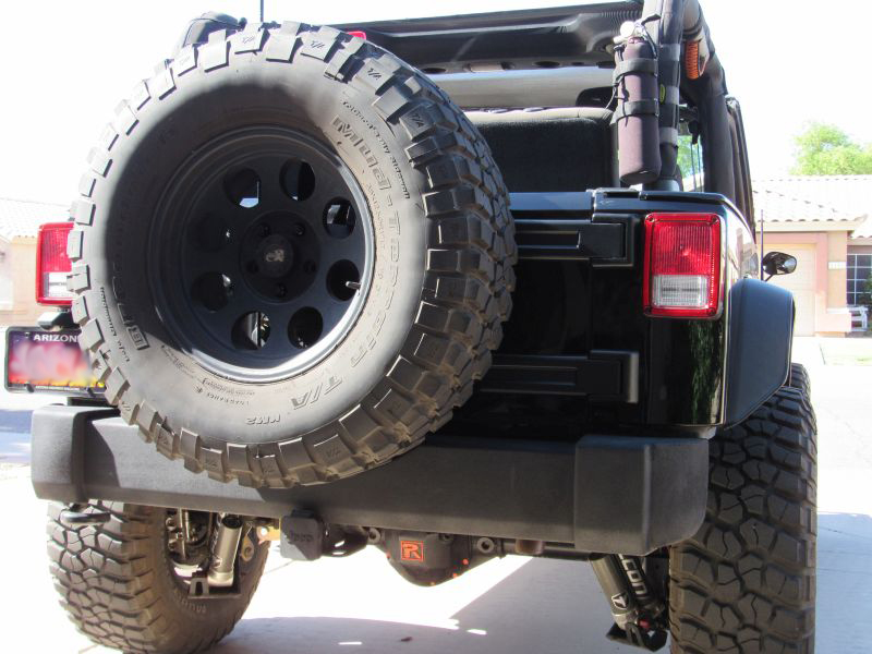 Jeep JK Tailgate Tire Carrier by Rugged Ridge 