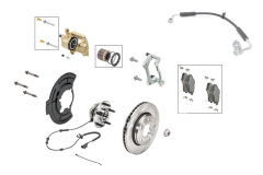 Jeep Wrangler Front Brake Parts | AZoffroading.com