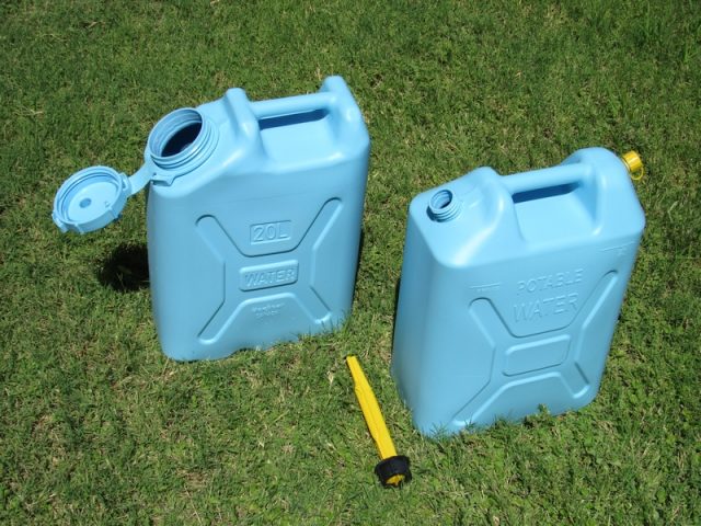 Water Can LC Industries Jerry Water Cans MILITARY Camping New 5-Gallon 