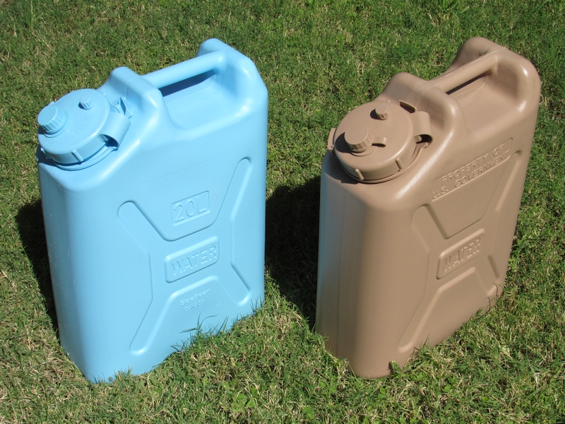 Portable Water Storage Containers
